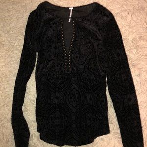 Free People Black Top